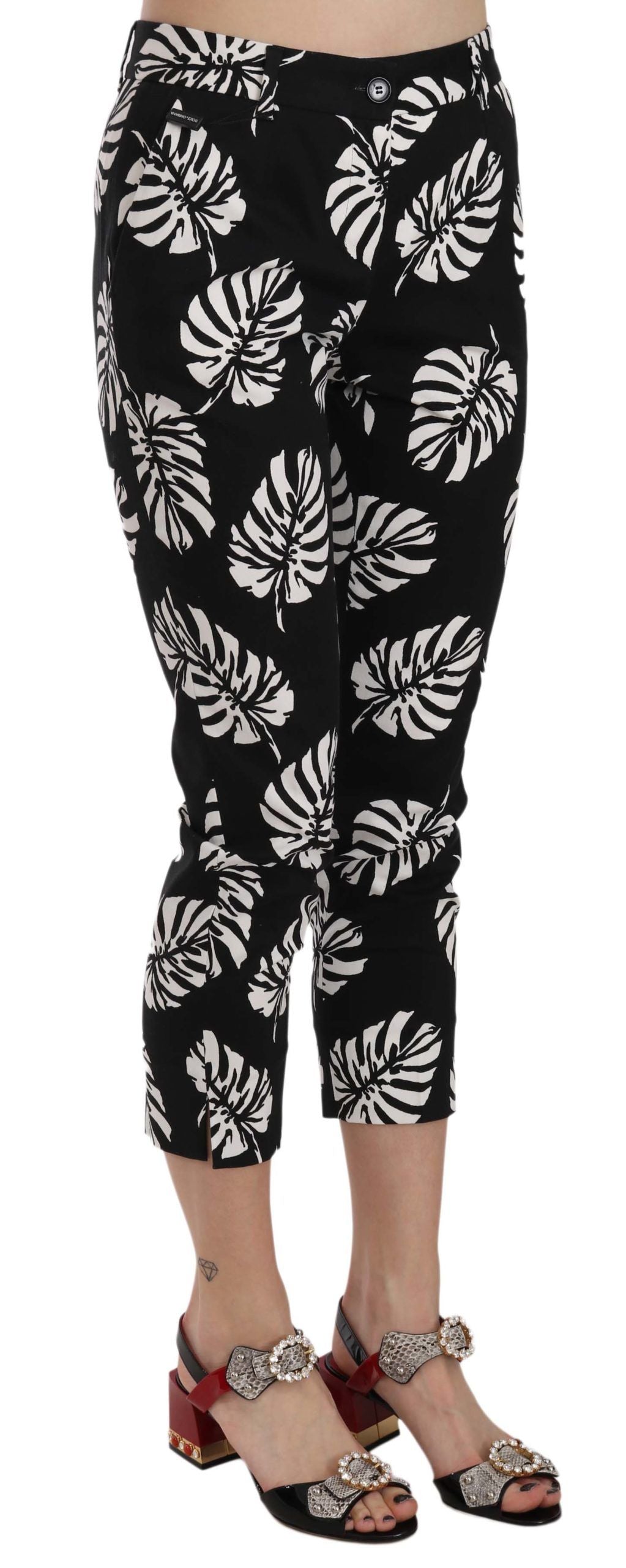 Dolce & Gabbana Capri ajustado elegante con estampado de palmeras