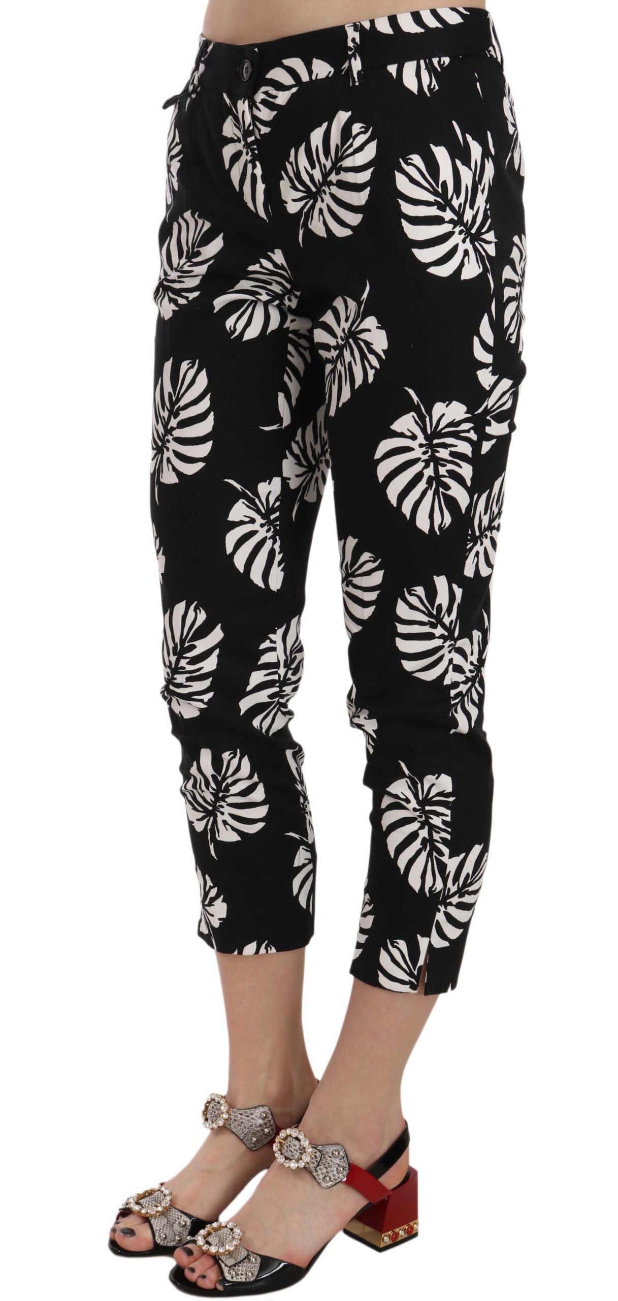 Dolce & Gabbana Capri ajustado elegante con estampado de palmeras