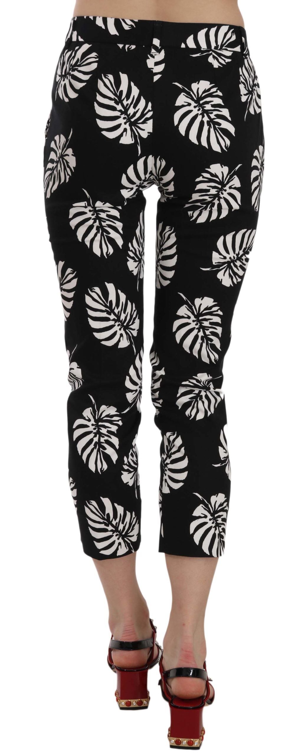 Dolce & Gabbana Capri ajustado elegante con estampado de palmeras