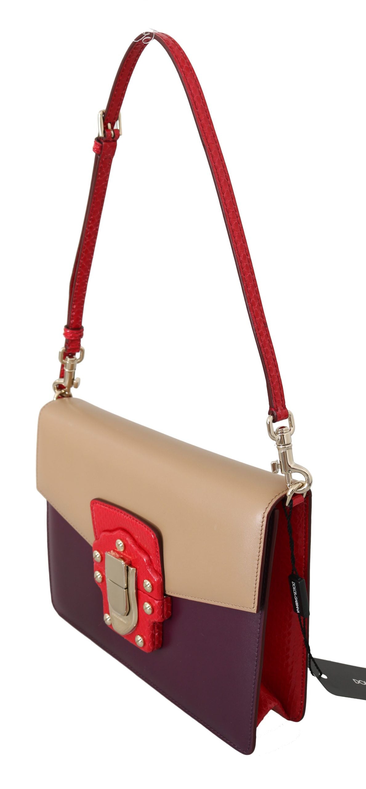 Dolce & Gabbana Exquisito bolso de hombro de piel LUCIA