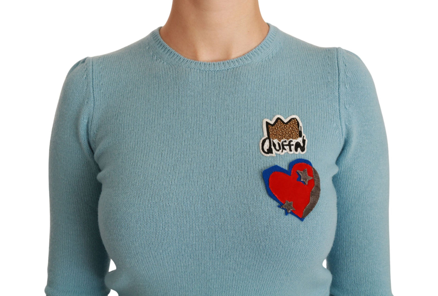 Dolce & Gabbana Jersey de lana con cuentas Queen Heart
