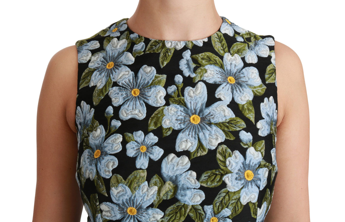 Dolce & Gabbana Mini vestido recto floral elegante