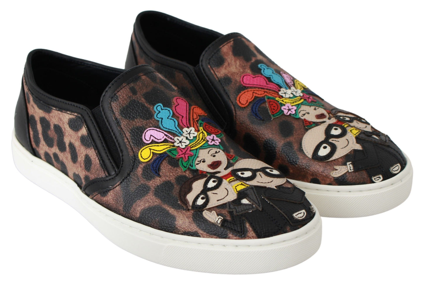 Dolce & Gabbana Elegantes mocasines con estampado de leopardo para un estilo sofisticado