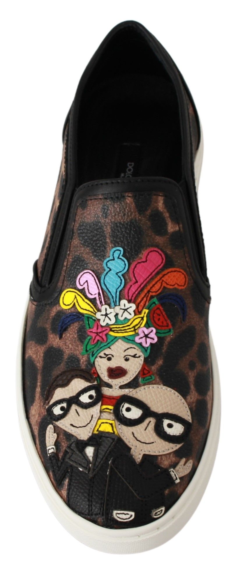 Dolce & Gabbana Elegantes mocasines con estampado de leopardo para un estilo sofisticado