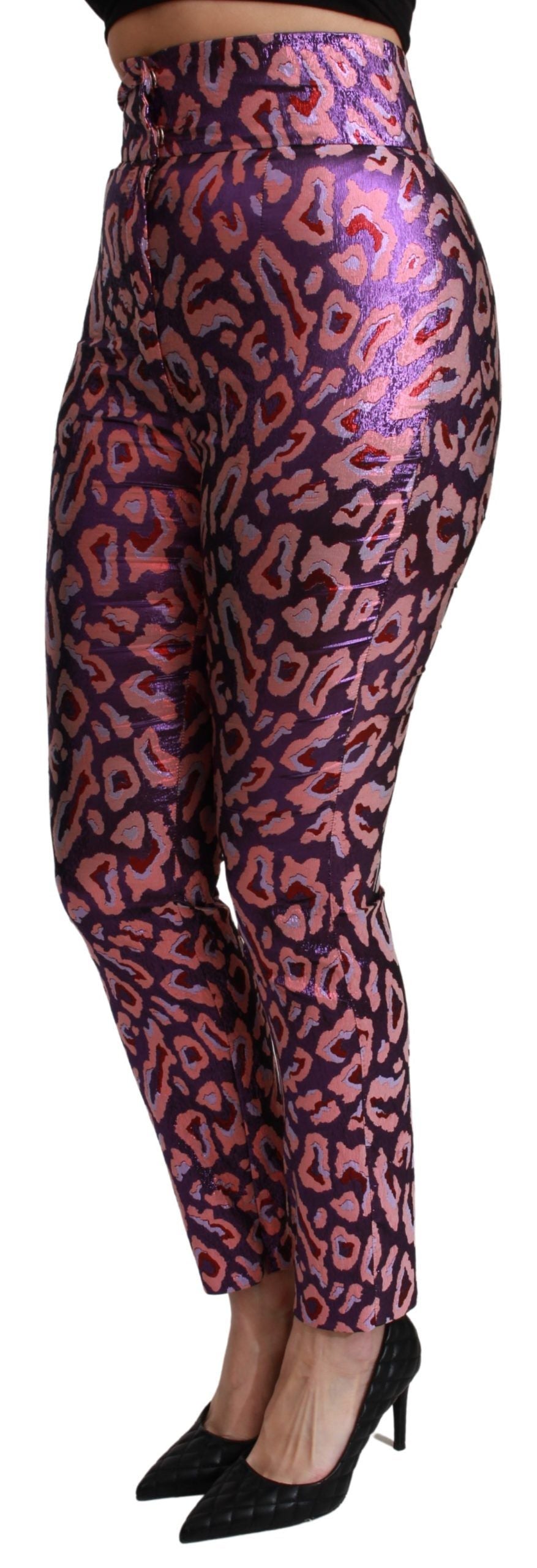 Dolce & Gabbana Pantalones cortos de mezcla de seda de talle alto Chic