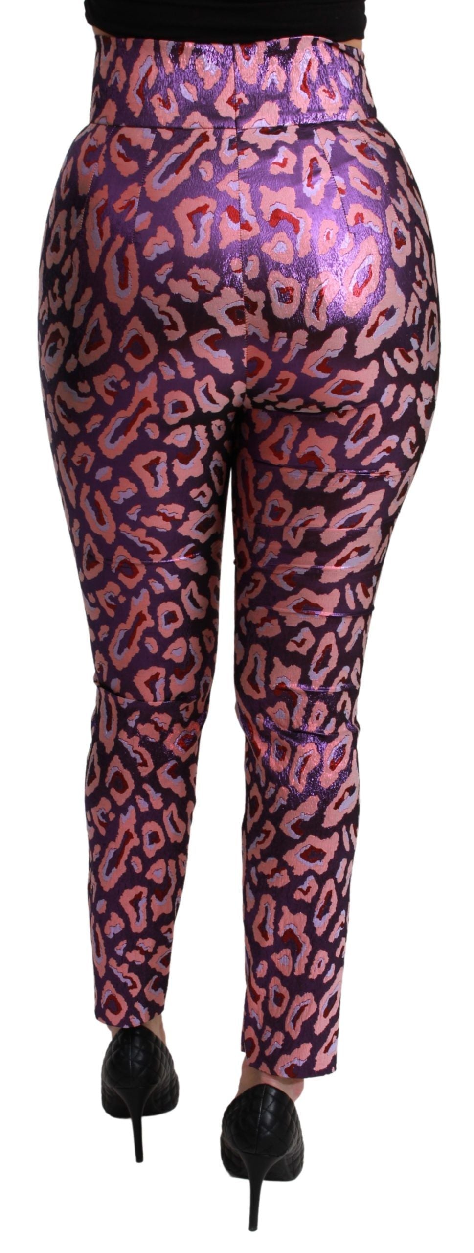 Dolce & Gabbana Pantalones cortos de mezcla de seda de talle alto Chic