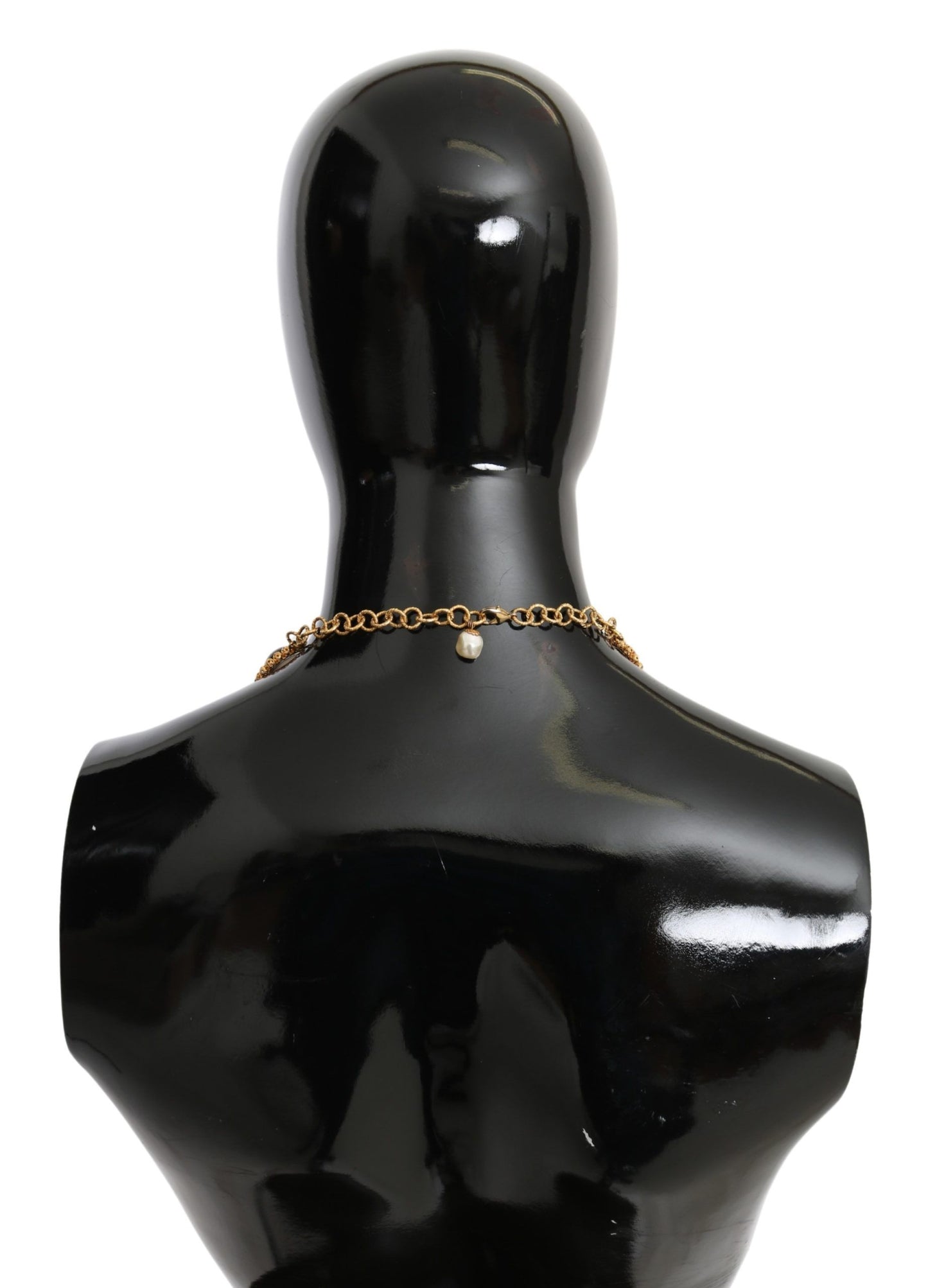 Dolce & Gabbana Elegante collar llamativo con dije de cristal