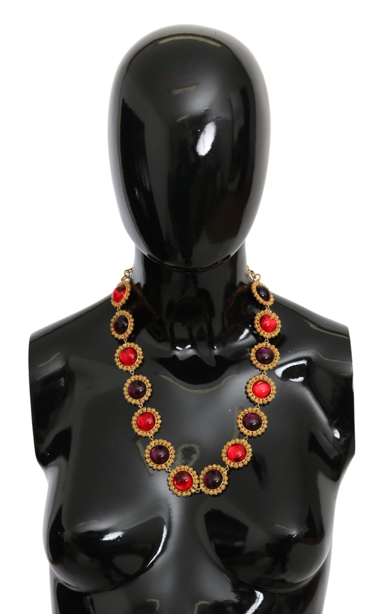 Dolce & Gabbana Elegante collar llamativo con dije de cristal