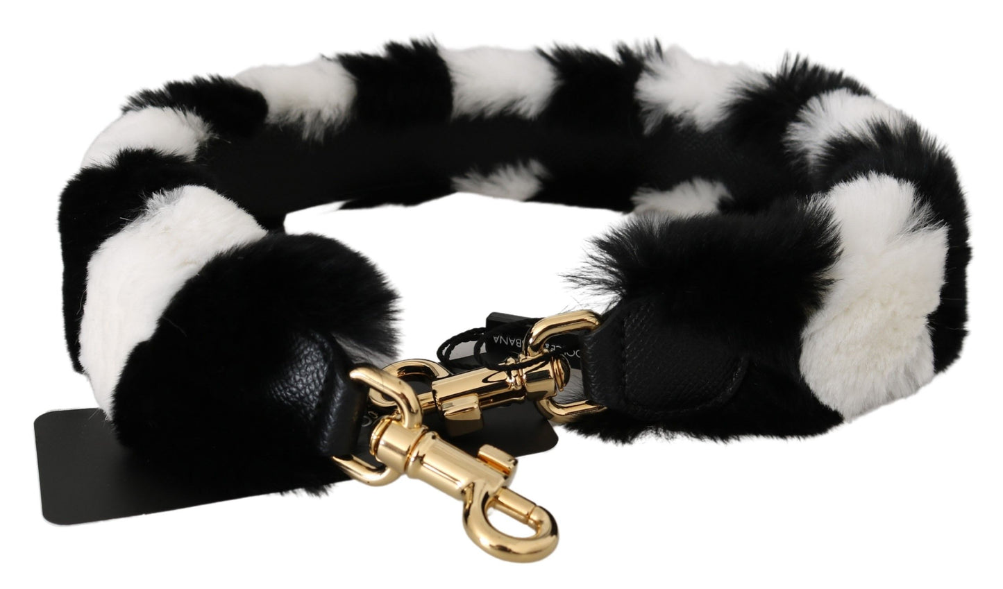 Dolce & Gabbana Accesorio elegante con correa para el hombro de piel