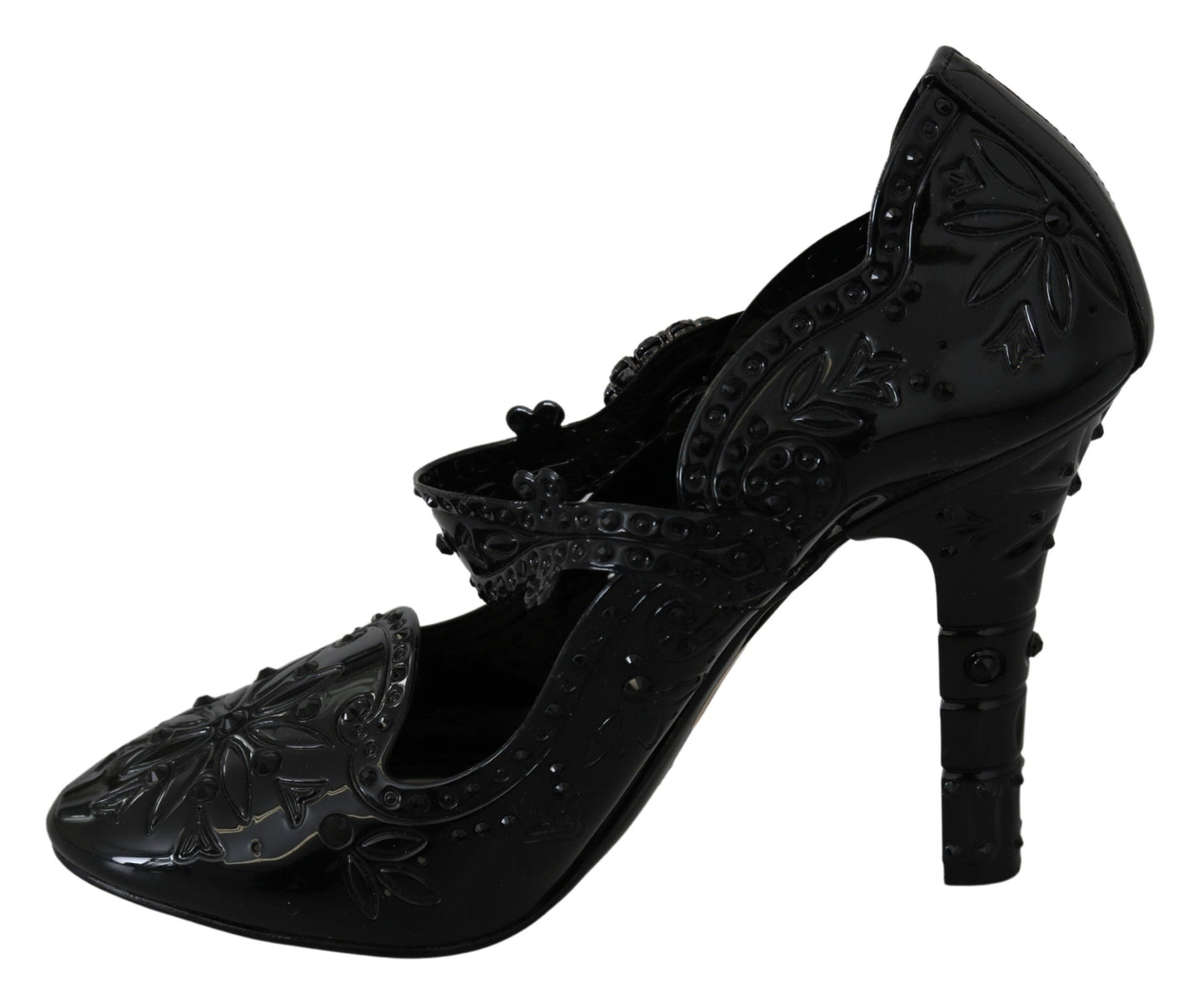 Dolce & Gabbana Elegantes zapatos de tacón de Cenicienta con adornos de cristal