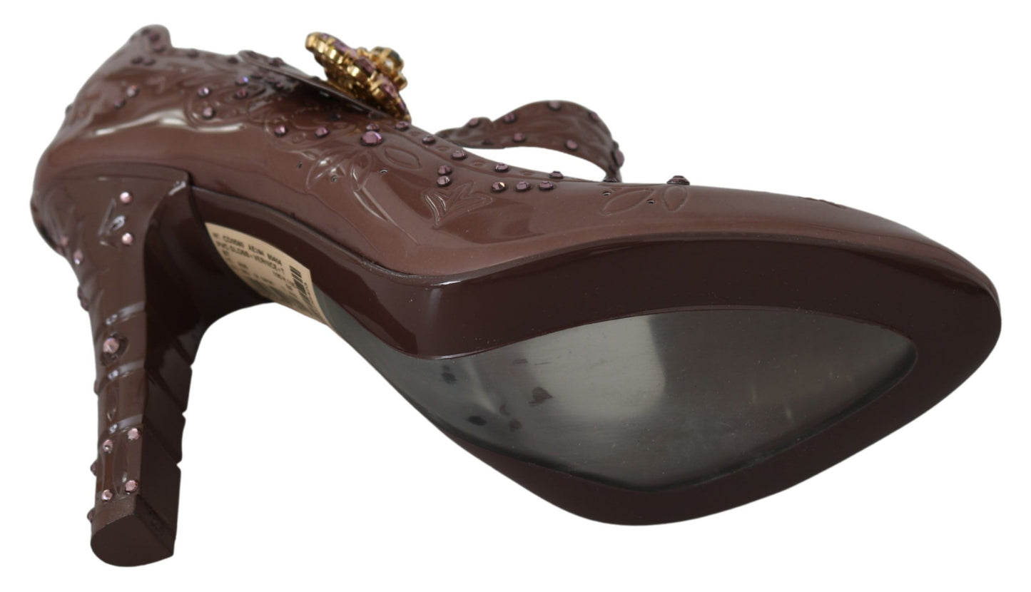 Dolce & Gabbana Encantadores zapatos de tacón de Cenicienta de cristal