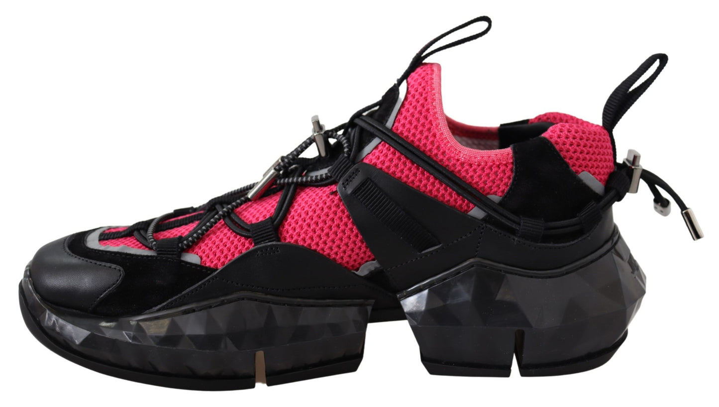 Jimmy Choo Electric Elegance Leather Mesh Sneakers – EU39/US9 par Jimmy Choo | Disponible sur Sandy Store ByNet