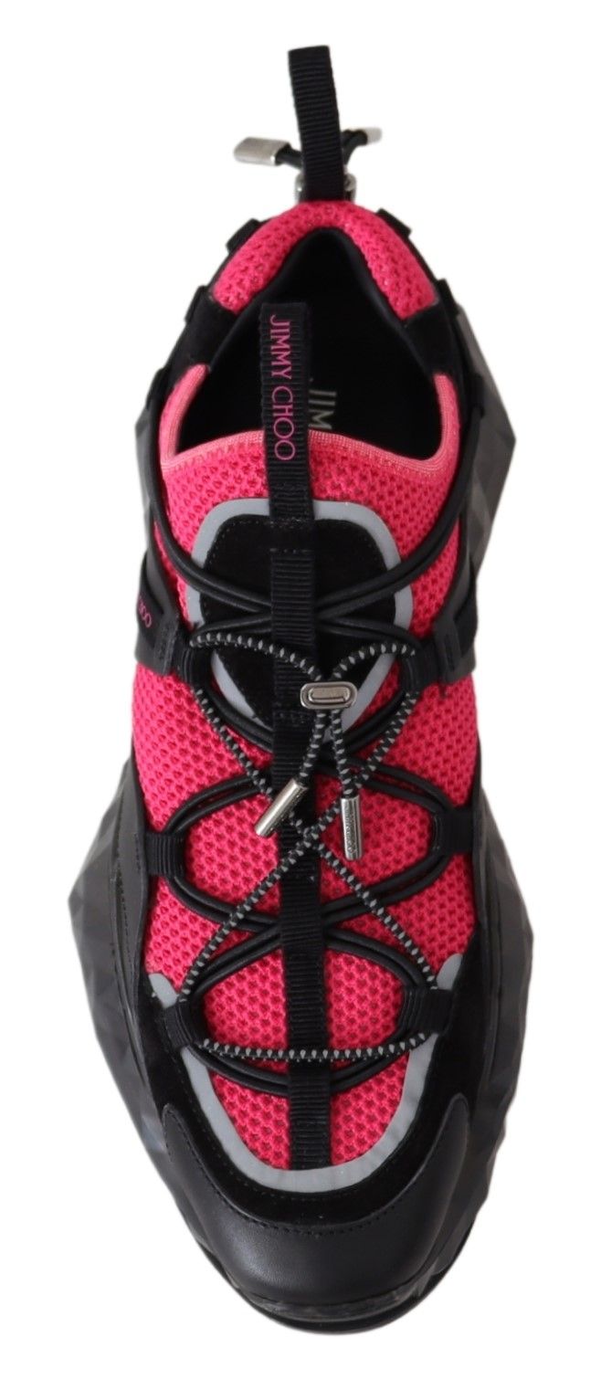 Jimmy Choo Electric Elegance Leather Mesh Sneakers – EU39/US9 par Jimmy Choo | Disponible sur Sandy Store ByNet