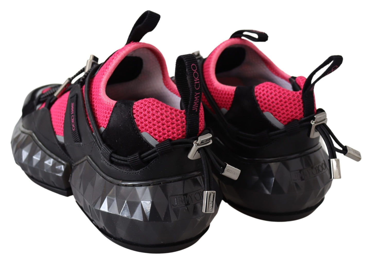 Jimmy Choo Electric Elegance Leather Mesh Sneakers – EU39/US9 par Jimmy Choo | Disponible sur Sandy Store ByNet