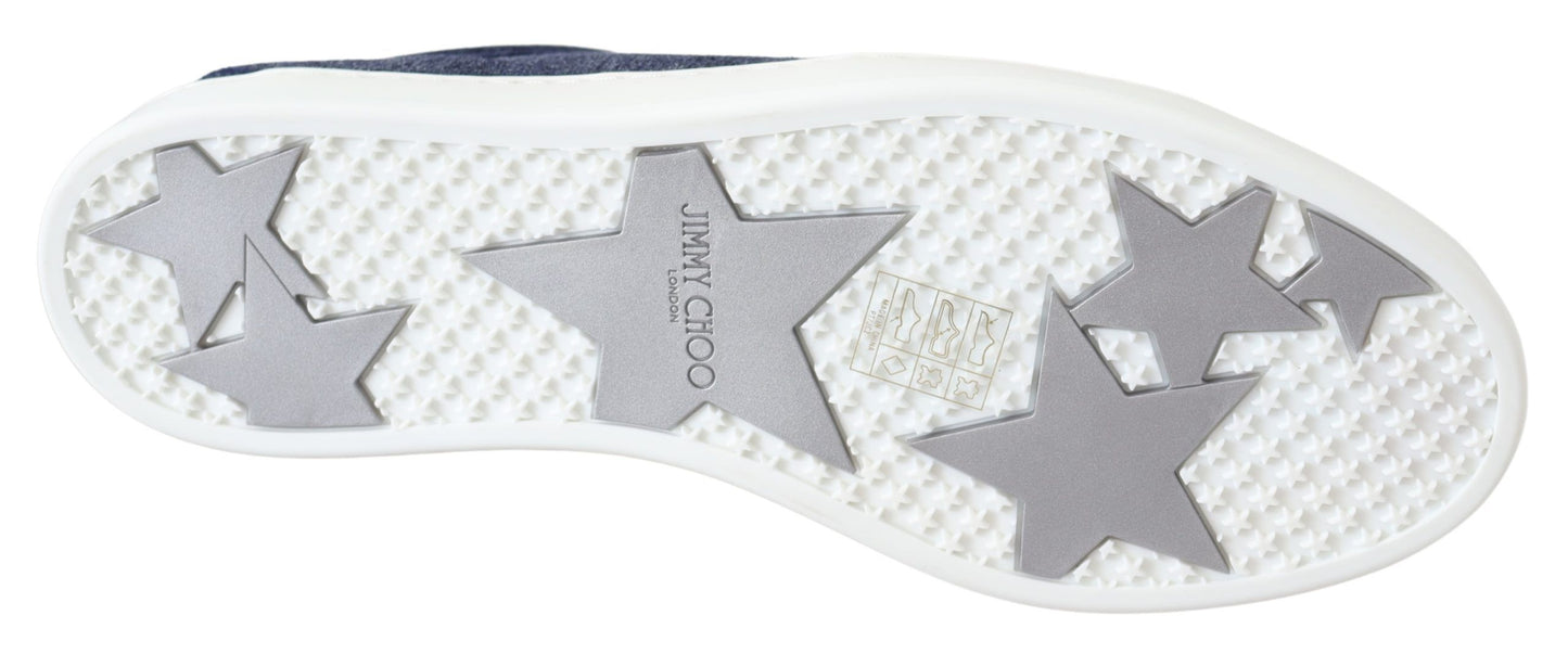 Jimmy Choo Chic Slip - On Blue Denim Suede Sneakers – EU36/US6 par Jimmy Choo | Disponible sur Sandy Store ByNet