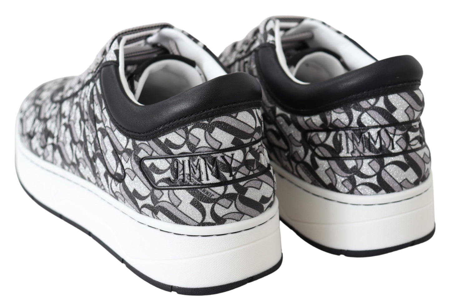 Jimmy Choo Glittering Slip - On Sneakers - Silver and Black – EU39/US9 par Jimmy Choo | Disponible sur Sandy Store ByNet