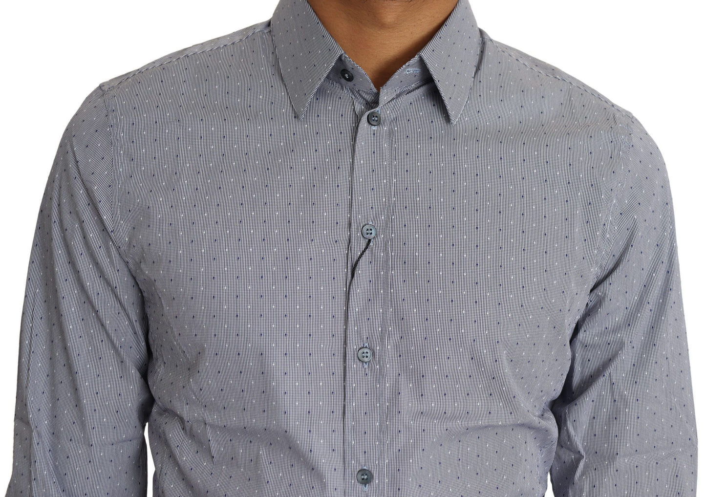 Dolce & Gabbana Camisa Sicilia de corte slim en mezcla de algodón con lunares