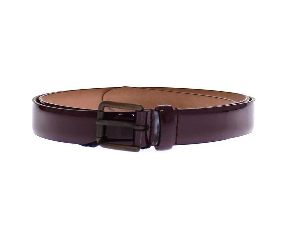 Dolce & Gabbana Elegante Cinturón De Piel Morado