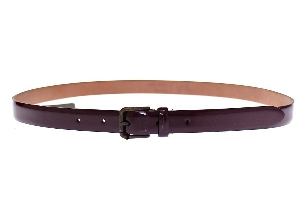 Dolce & Gabbana Elegante Cinturón De Piel Morado