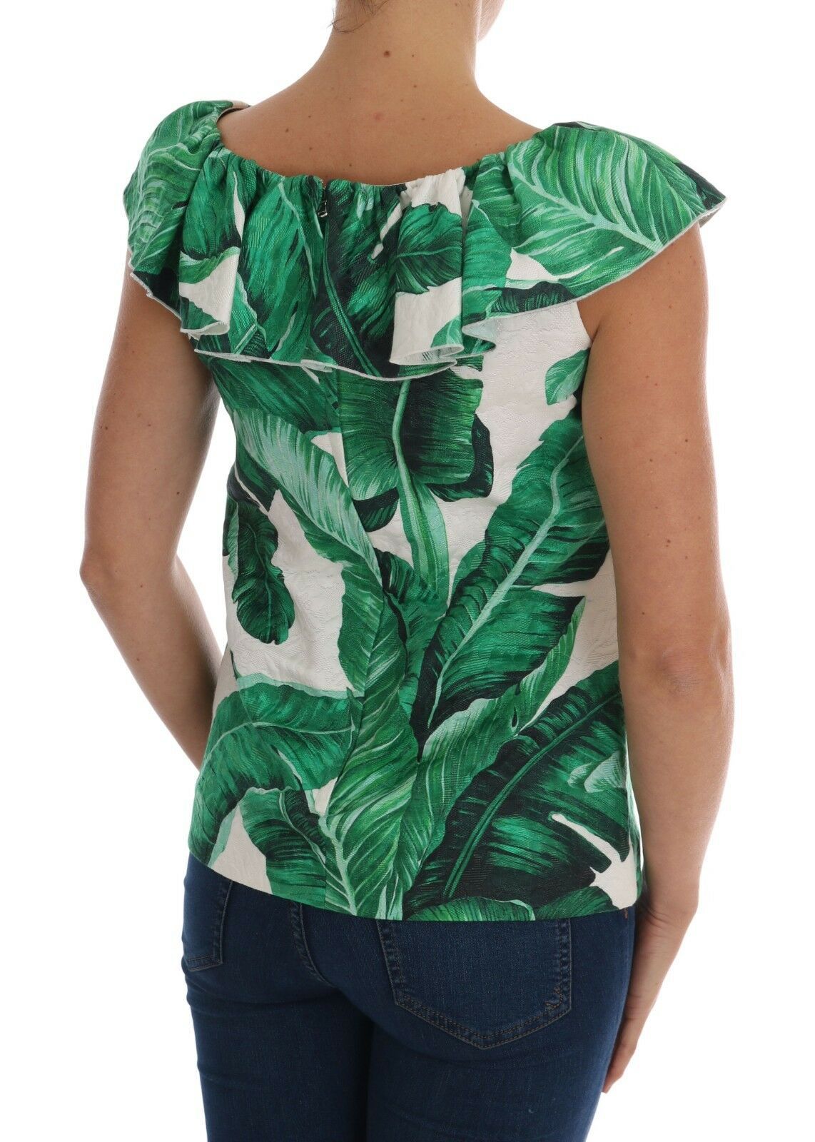 Dolce & Gabbana Blusa elegante con lentejuelas y piña