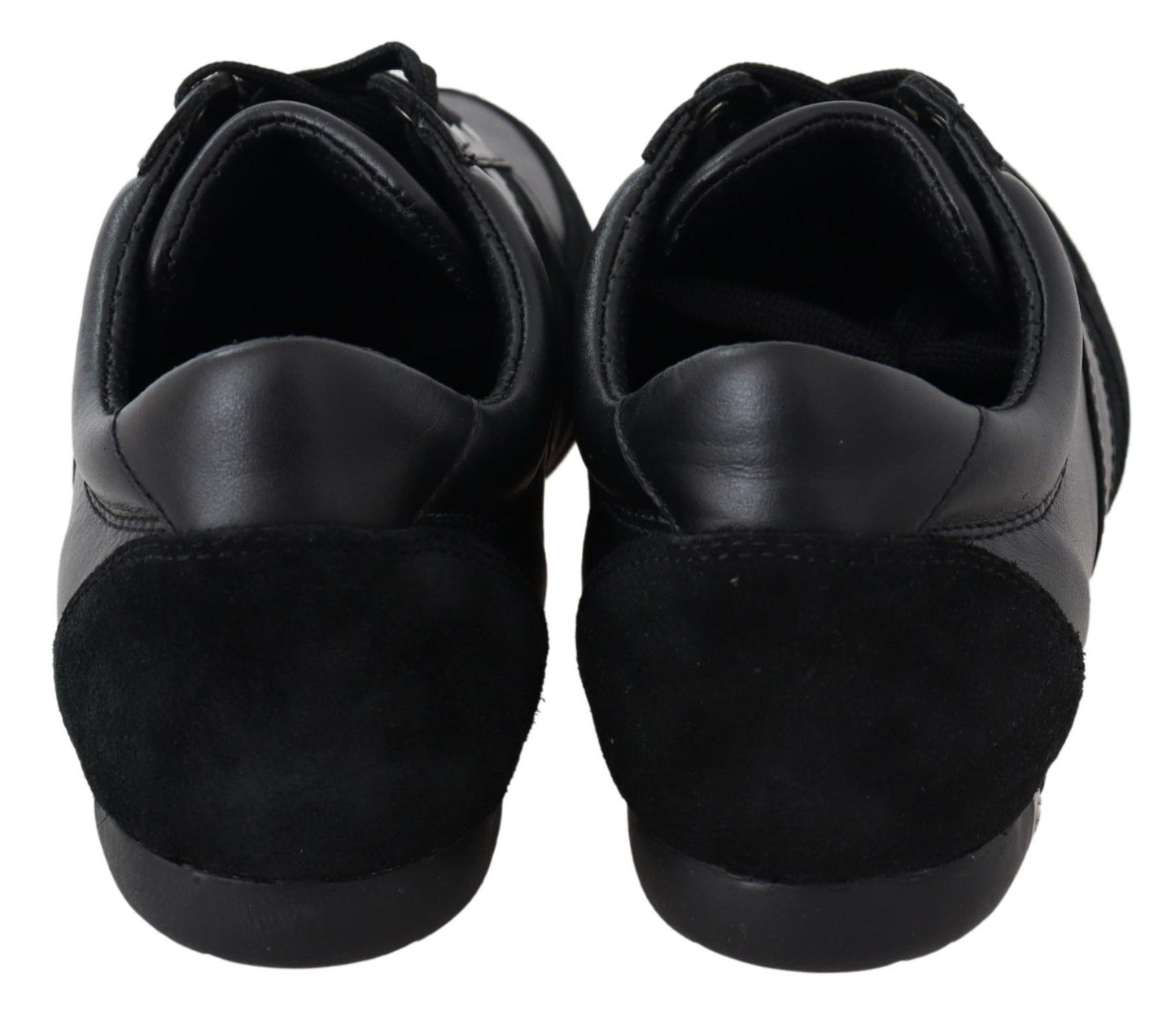 Dolce & Gabbana Elegantes zapatillas deportivas de cuero negro