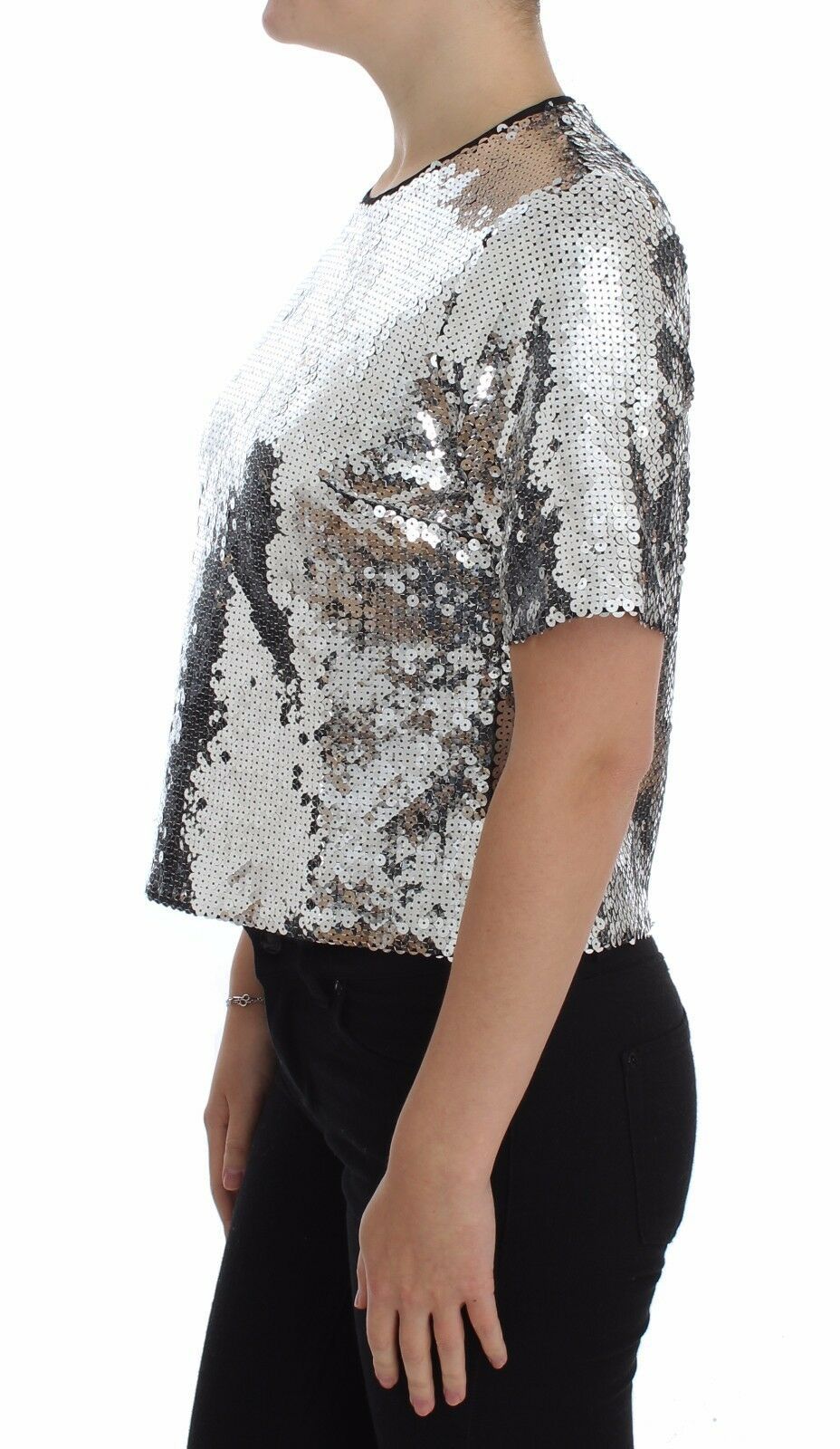 Dolce & Gabbana Blusa Elegancia Con Lentejuelas