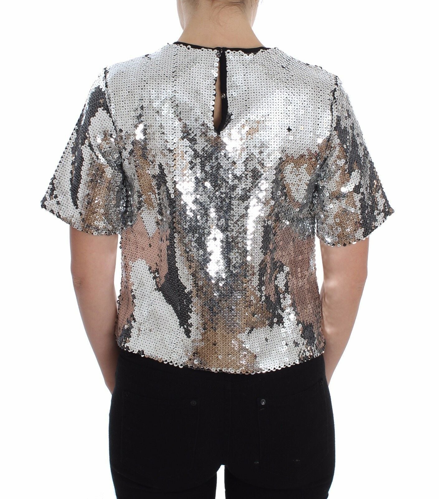 Dolce & Gabbana Blusa Elegancia Con Lentejuelas
