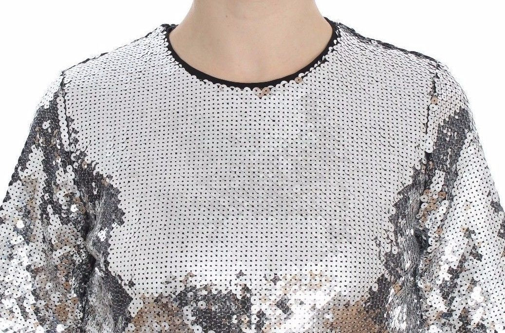 Dolce & Gabbana Blusa Elegancia Con Lentejuelas