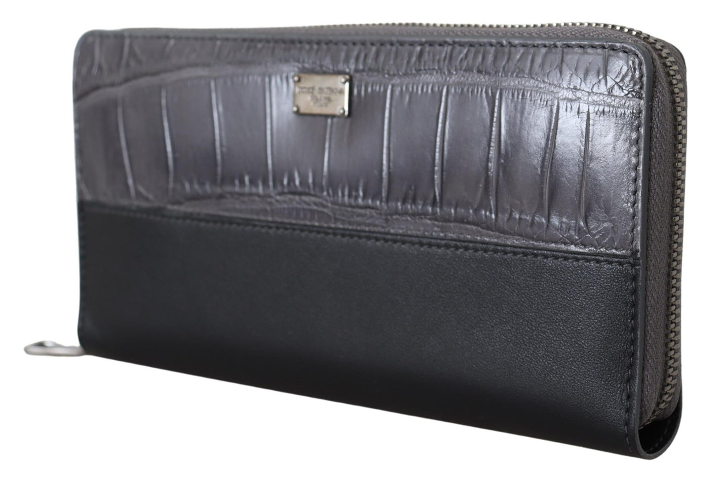 Dolce & Gabbana Cartera elegante de piel texturizada con cremallera