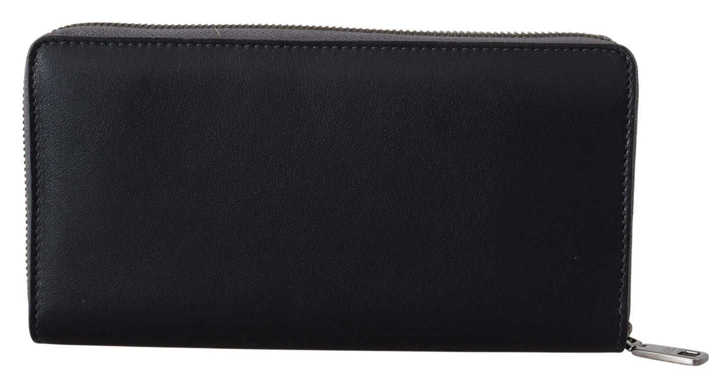 Dolce & Gabbana Cartera elegante de piel texturizada con cremallera