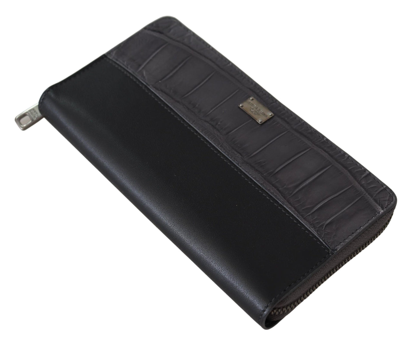 Dolce & Gabbana Cartera elegante de piel texturizada con cremallera