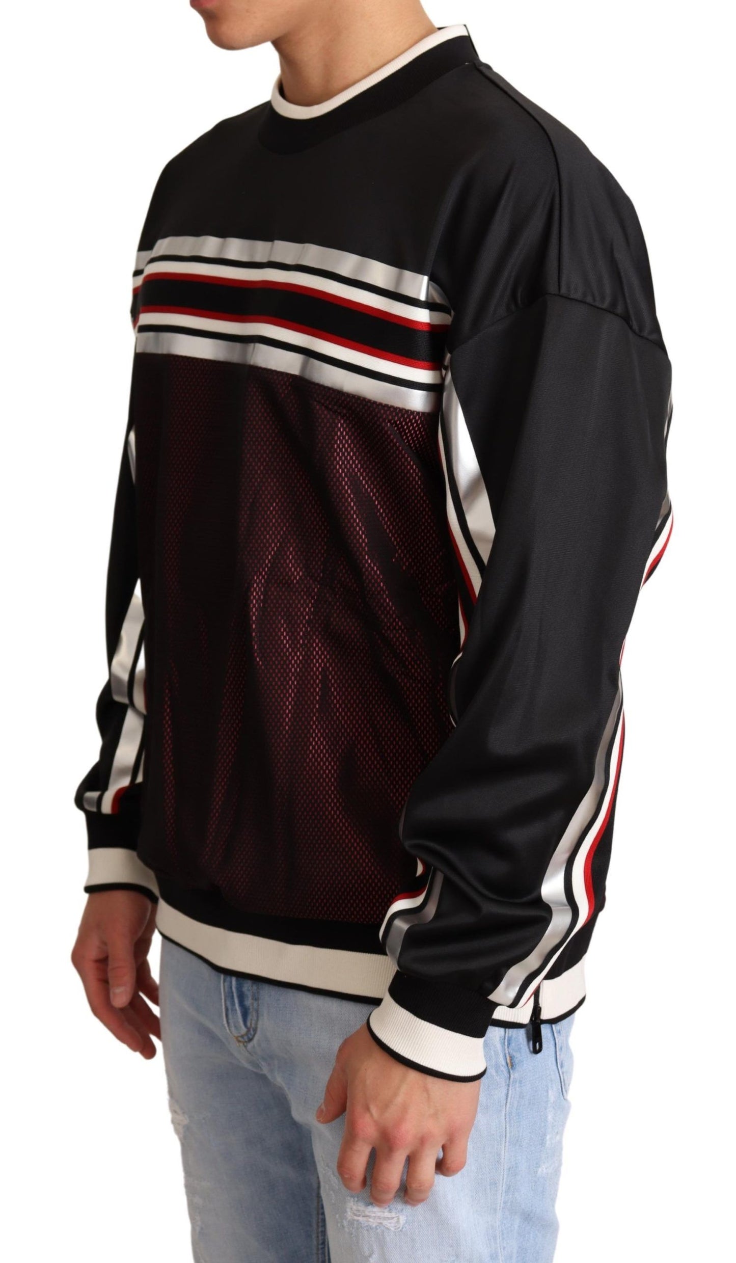 Dolce & Gabbana Suéter elegante con cuello redondo en negro