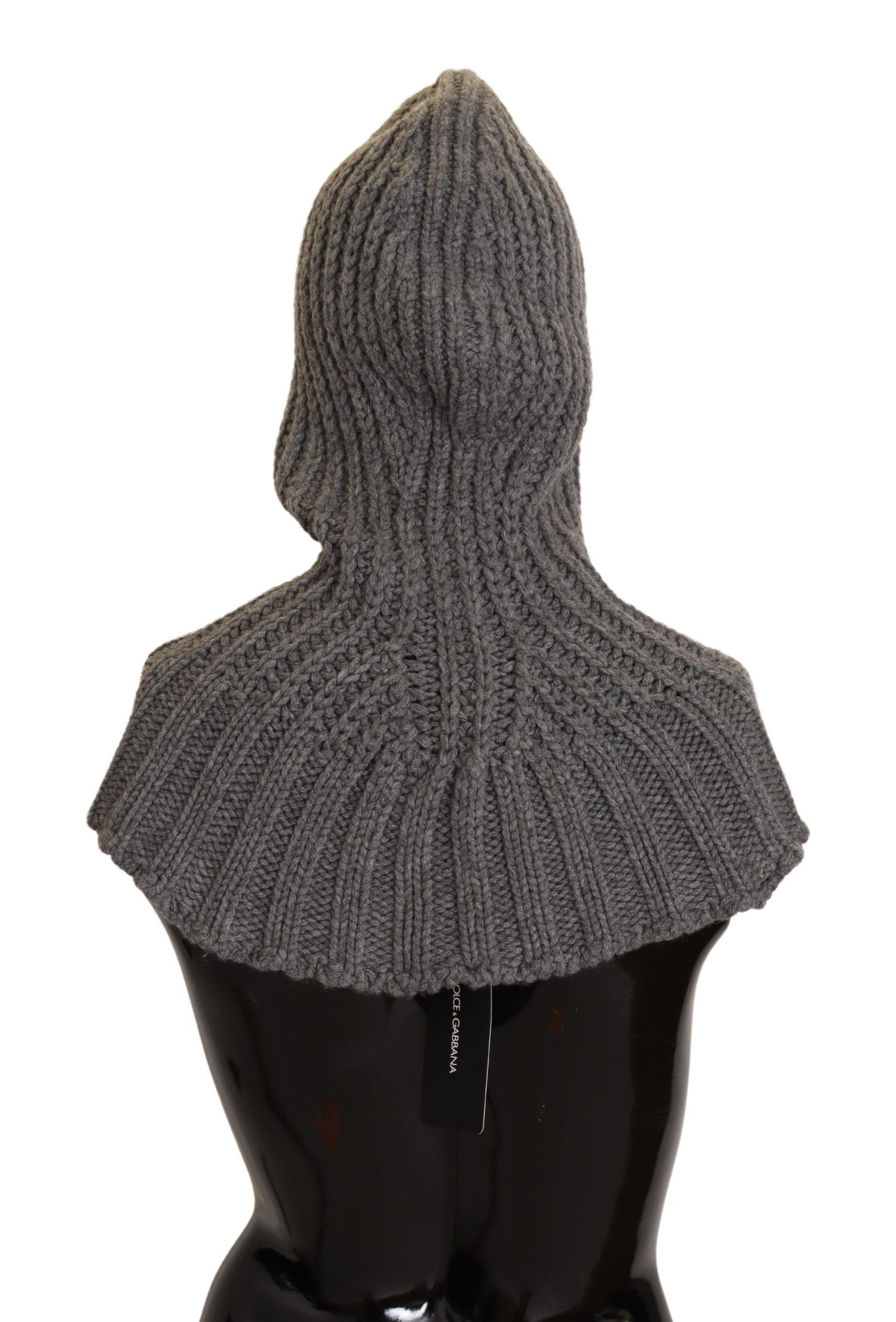 Dolce & Gabbana Elegante bufanda con capucha de cachemira en gris