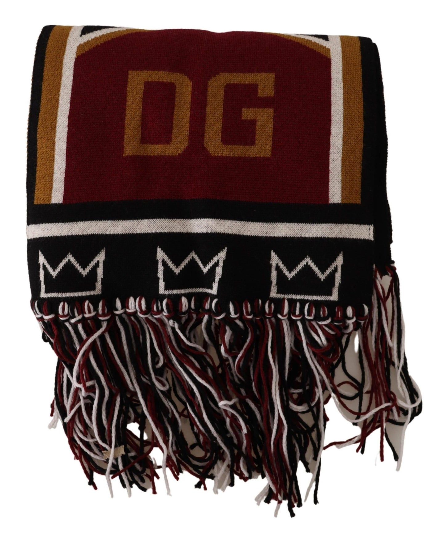 Dolce & Gabbana Bufanda elegante de lana y cachemira DG King