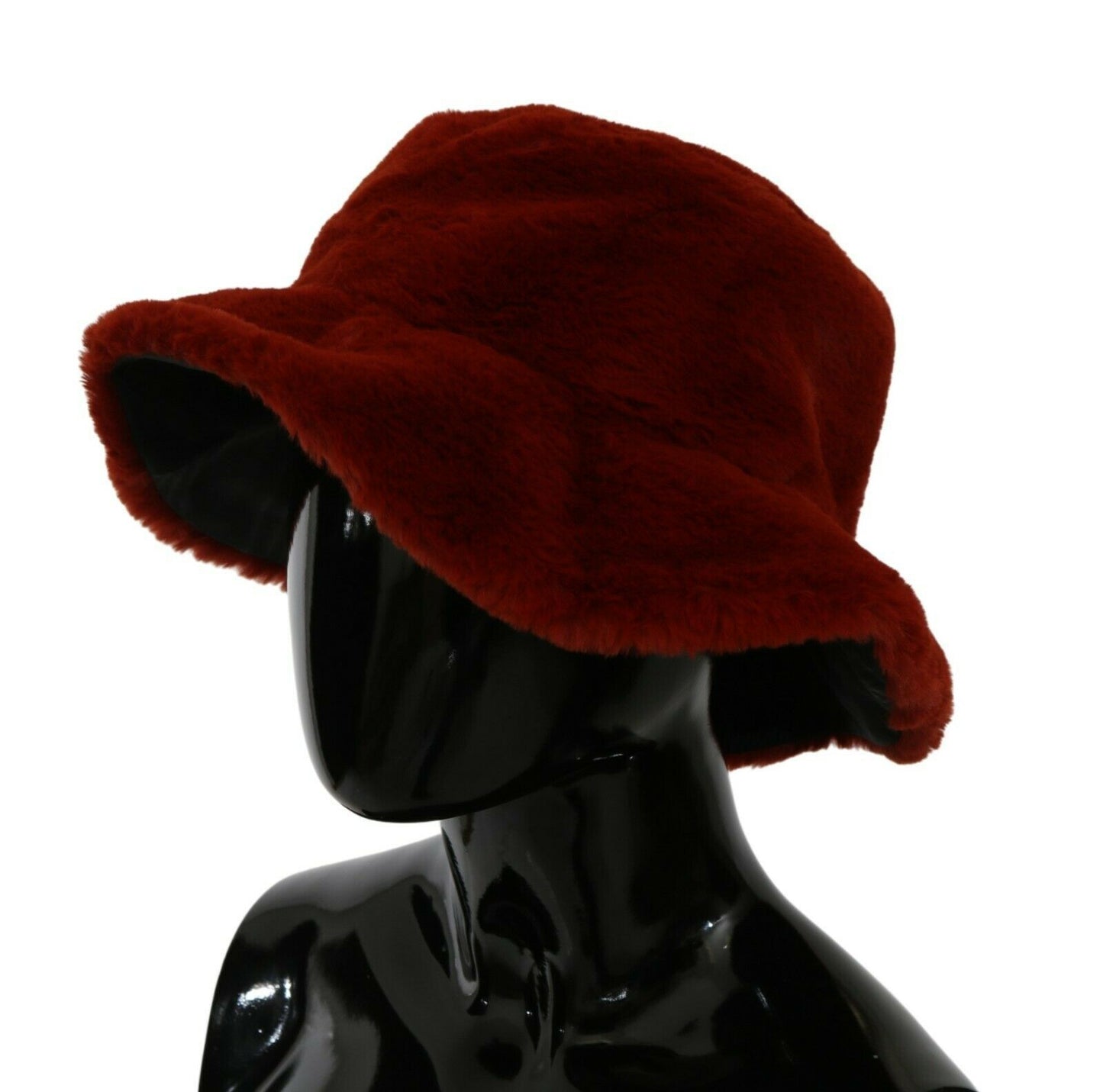 Dolce & Gabbana Elegante gorra de pescador roja con detalle de logotipo