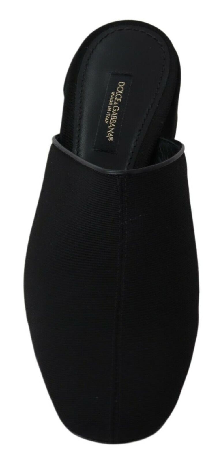 Dolce & Gabbana Sandalias elegantes de grosgrain en negro