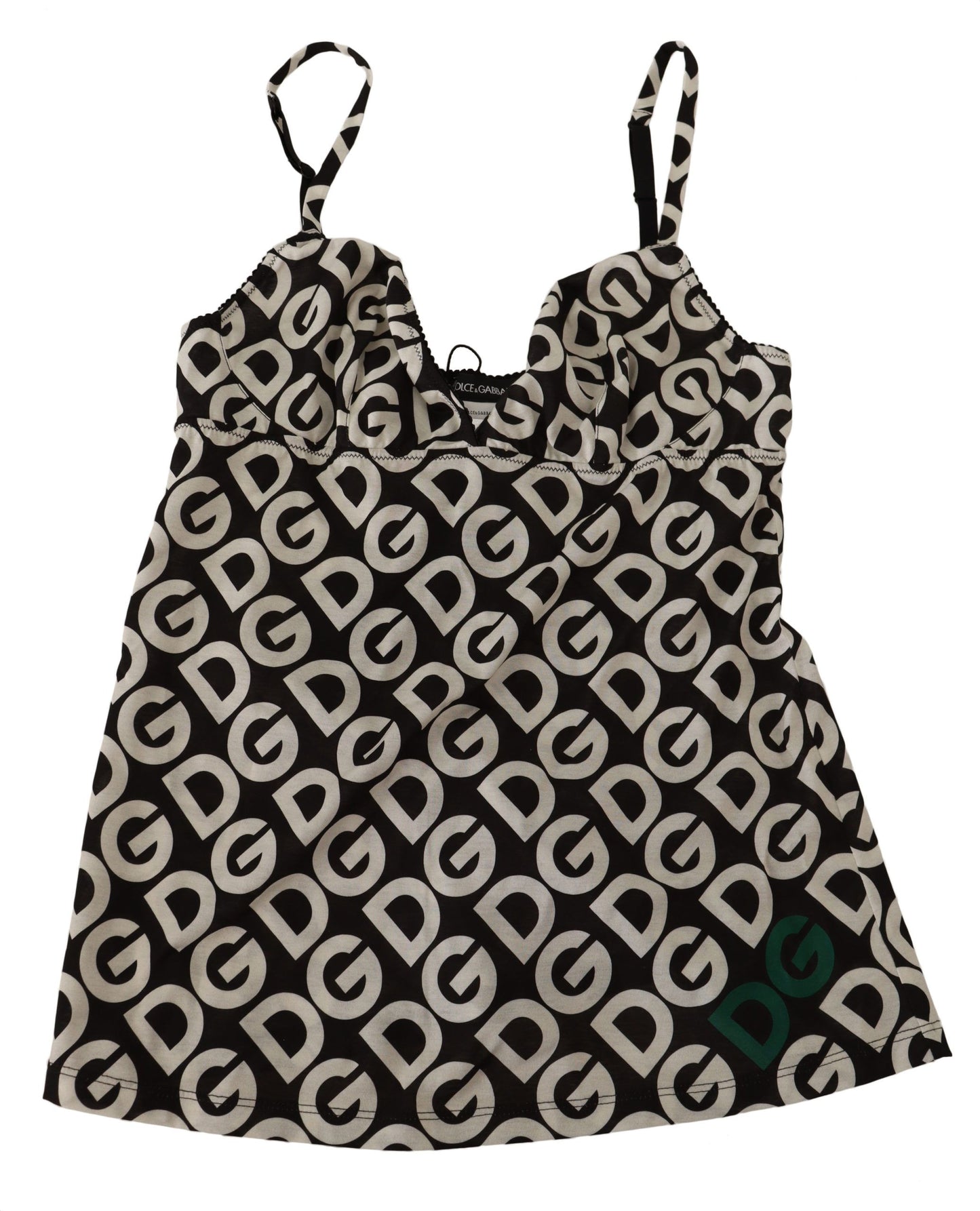 Dolce & Gabbana Camiseta sin mangas estilo camisola con estampado de logotipo Chic