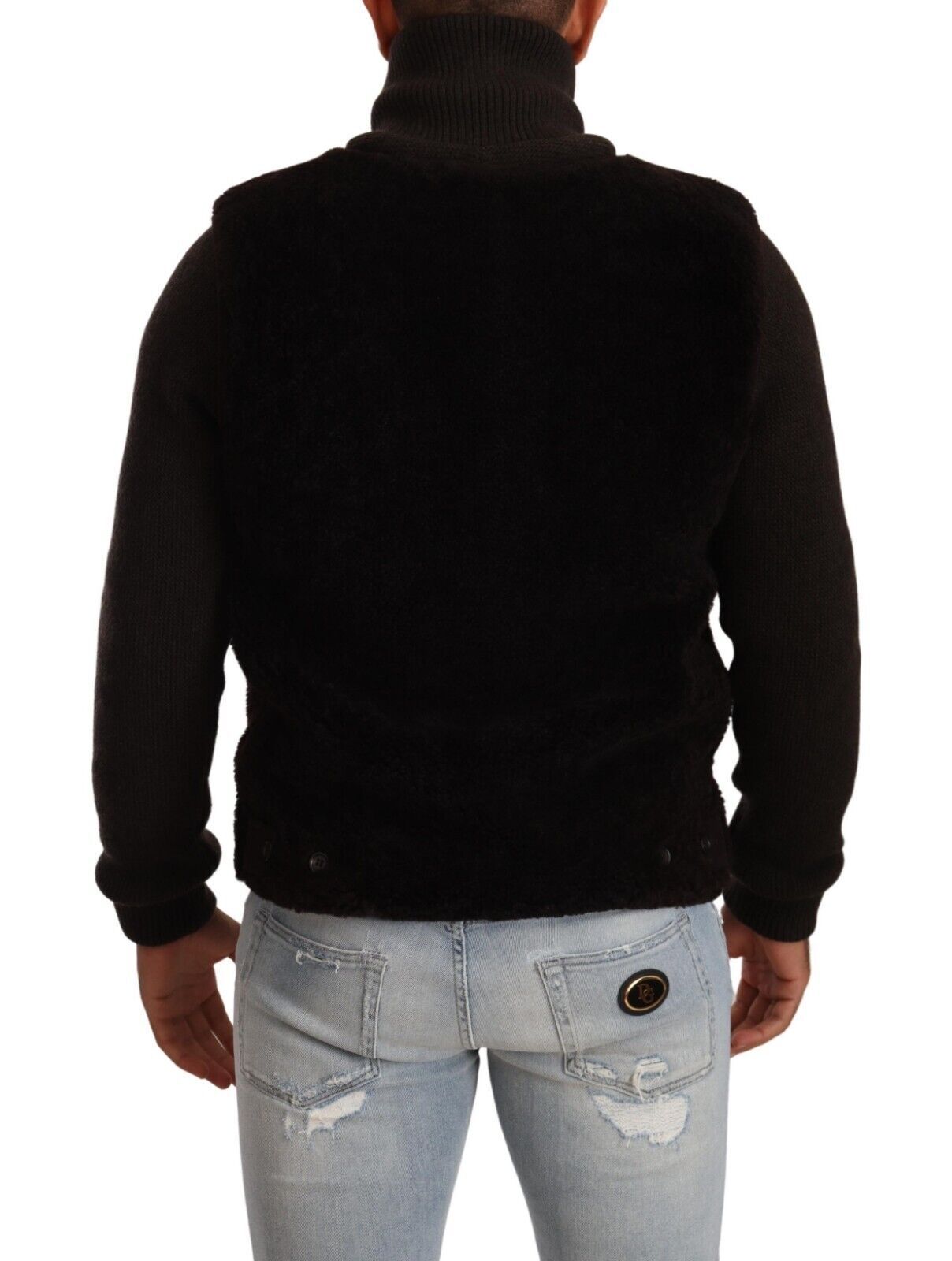 Dolce & Gabbana Elegante cazadora bomber de piel