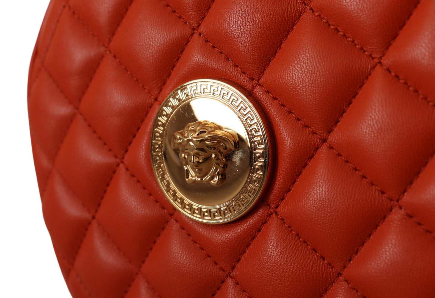 Versace Elegant Round Nappa Leather Crossbody Bag – par Versace | Disponible sur Sandy Store ByNet