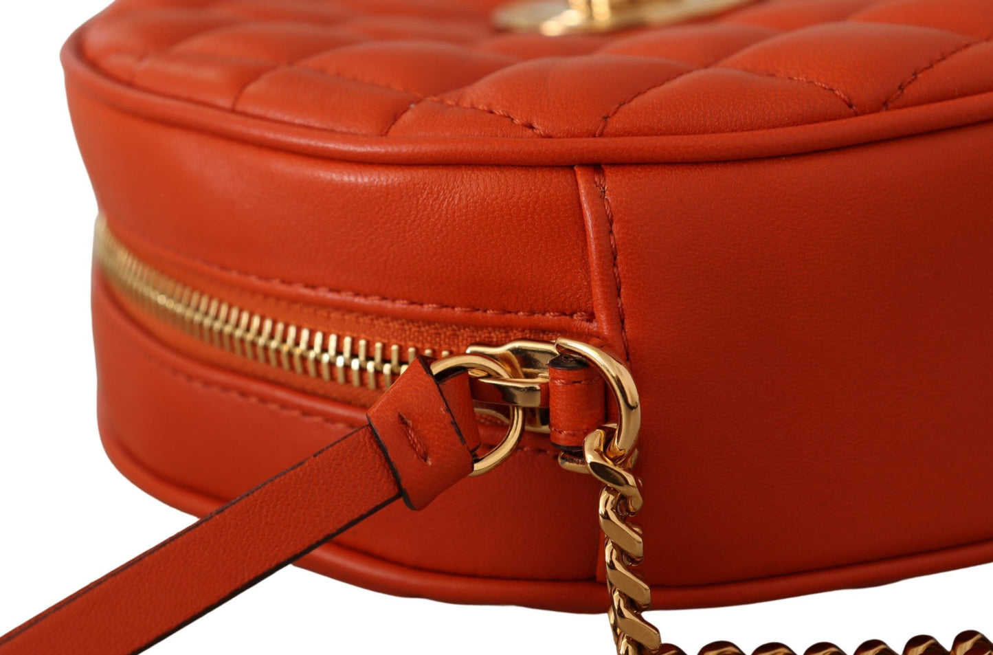Versace Elegant Round Nappa Leather Crossbody Bag – par Versace | Disponible sur Sandy Store ByNet
