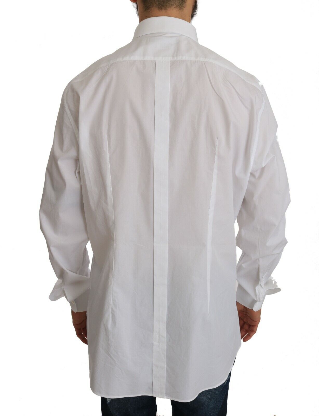 Camisa formal blanca de corte slim exclusiva de Dolce & Gabbana