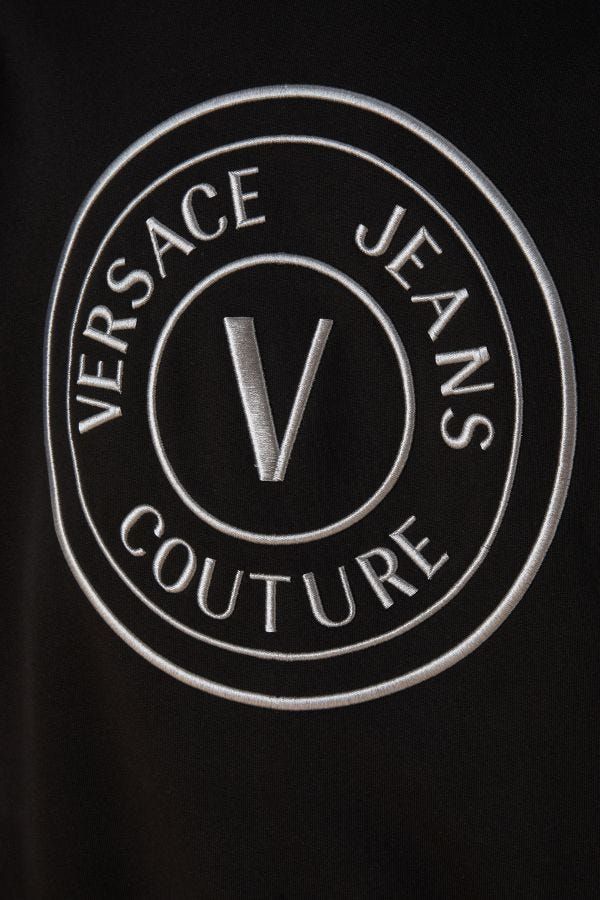 Versace Jeans Stunning Hooded Black Cotton Sweatshirt – XS par Versace Jeans | Disponible sur Sandy Store ByNet