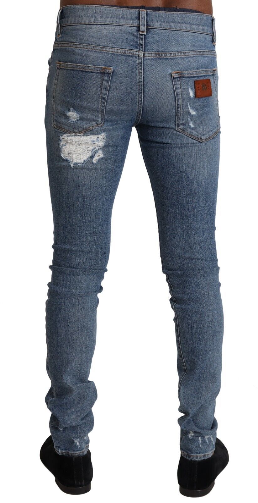Dolce & Gabbana Elegantes pantalones vaqueros pitillo azul claro