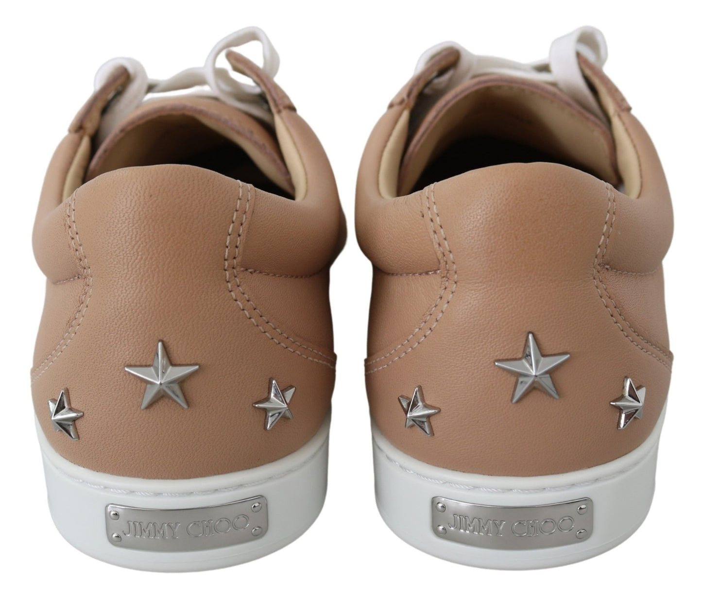 Jimmy Choo Powder Pink Nappa Leather Sneakers – EU36/US6 par Jimmy Choo | Disponible sur Sandy Store ByNet