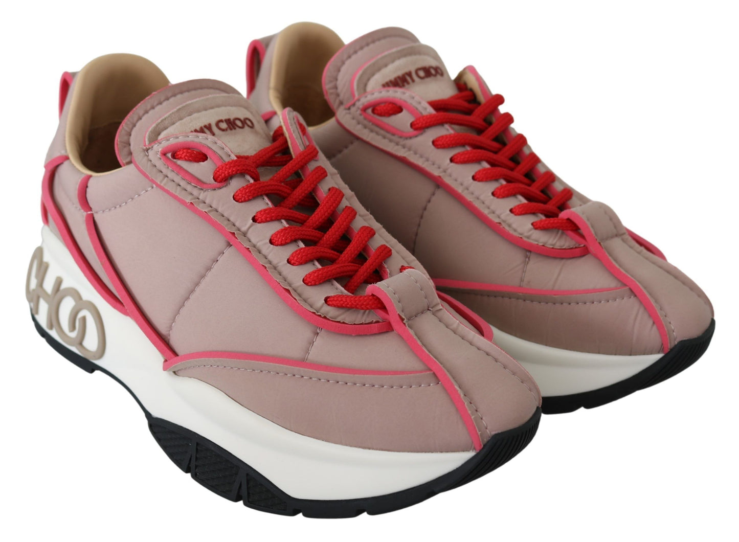 Jimmy Choo Ballet Pink Chic Padded Sneakers – EU35/US5 par Jimmy Choo | Disponible sur Sandy Store ByNet