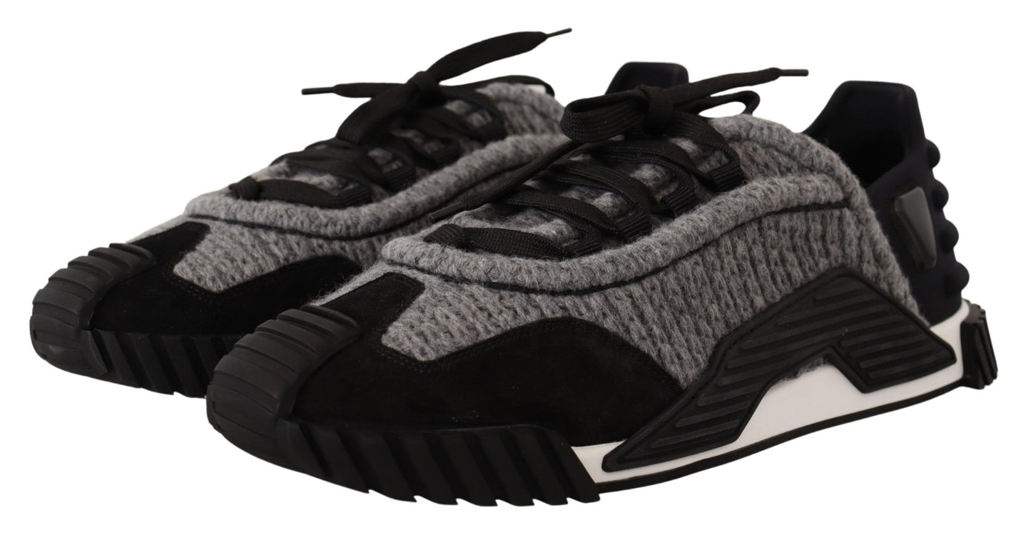 Elegantes zapatillas negras NS1 de Dolce & Gabbana para quienes se preocupan por el estilo