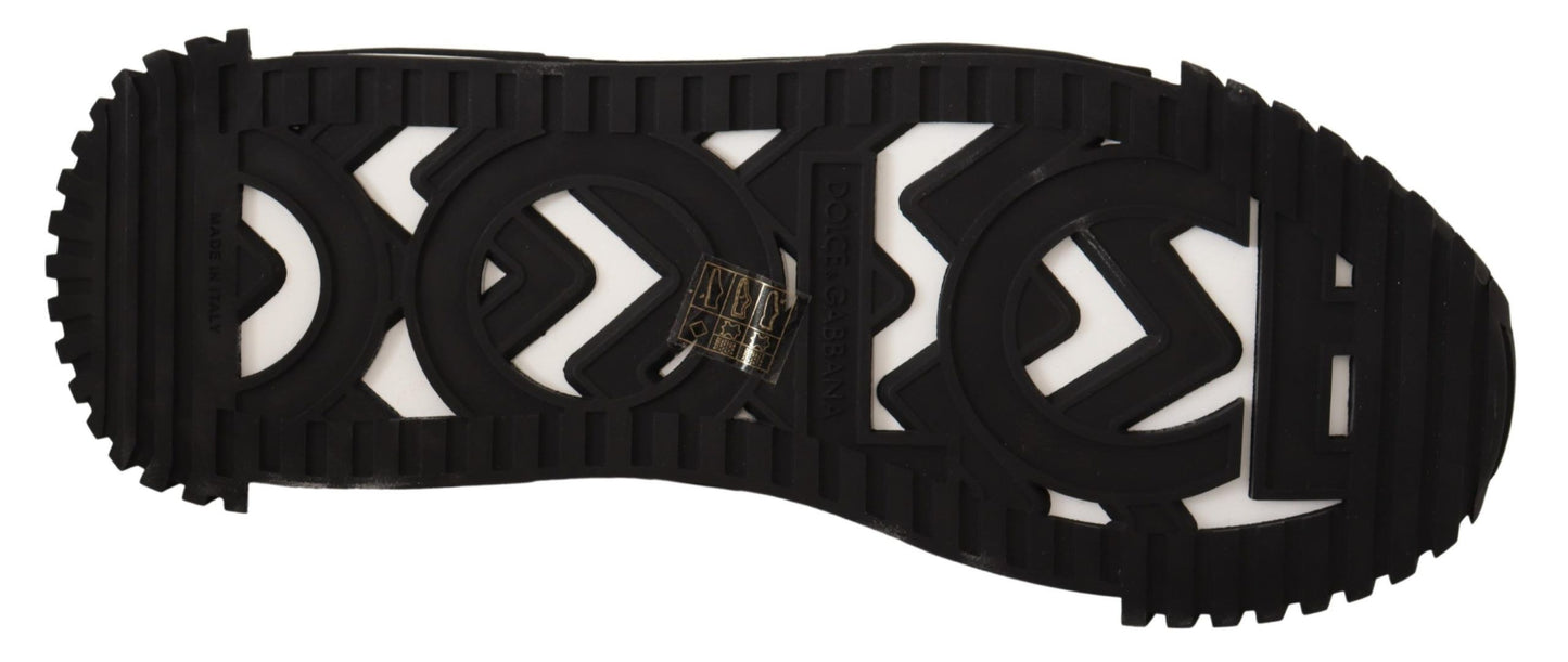Elegantes zapatillas negras NS1 de Dolce & Gabbana para quienes se preocupan por el estilo