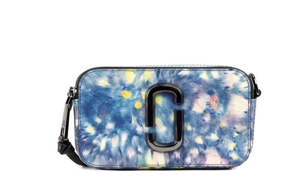 Marc Jacobs The Snapshot bag Watercolor Blue Printed Leather Shoulder Bag Purse – par Marc Jacobs | Disponible sur Sandy Store ByNet
