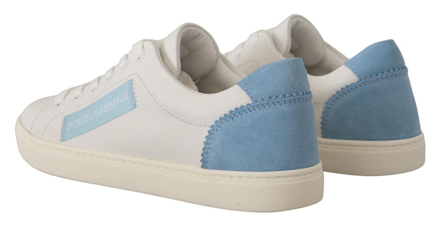 Dolce & Gabbana Exquisitas zapatillas bajas de cuero italiano