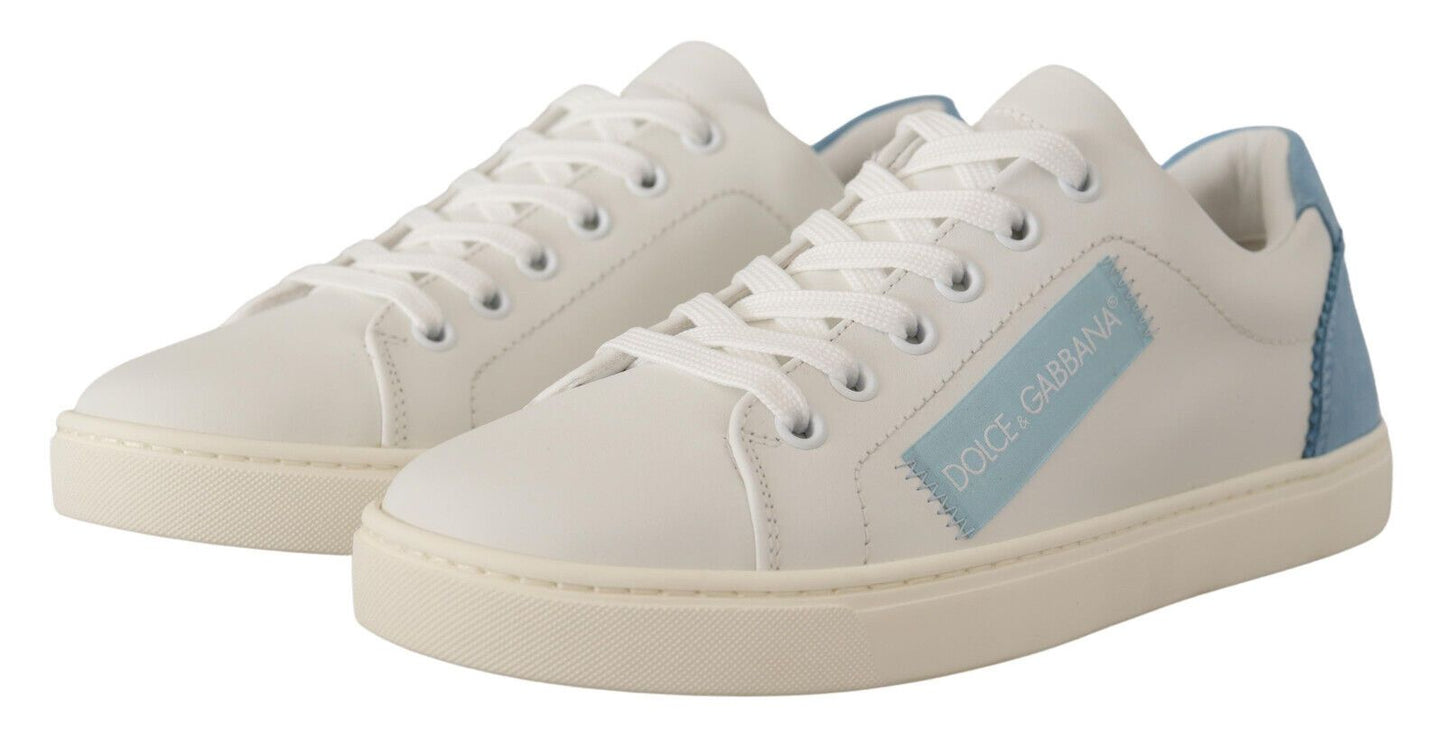 Dolce & Gabbana Exquisitas zapatillas bajas de cuero italiano